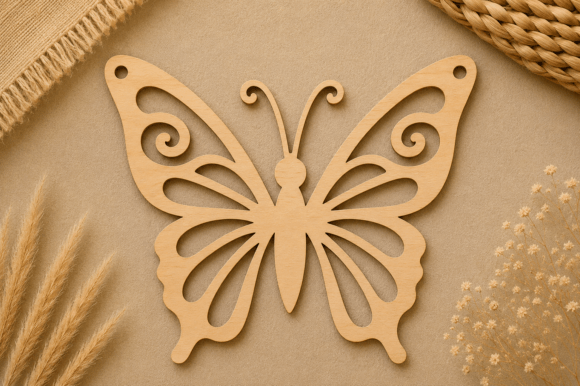 Download Wooden Butterfly SVG Laser Cut File - Butterfly Collection