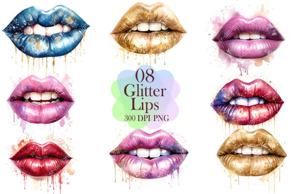 Download Glitter Lips Clipart - Glitter lips clipart Collection
