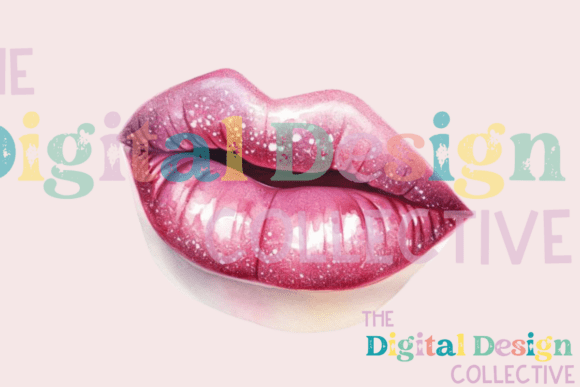 Download Glitter Lips Clipart Sublimation Png - Premium Bundle