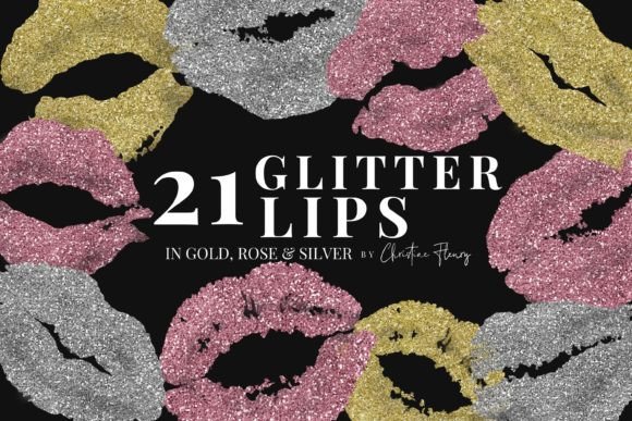 Download 21 Glitter Lips Clipart - Glitter lips clipart Collection