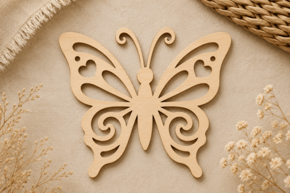Download Wooden Butterfly SVG Laser Cut File - Butterfly Collection