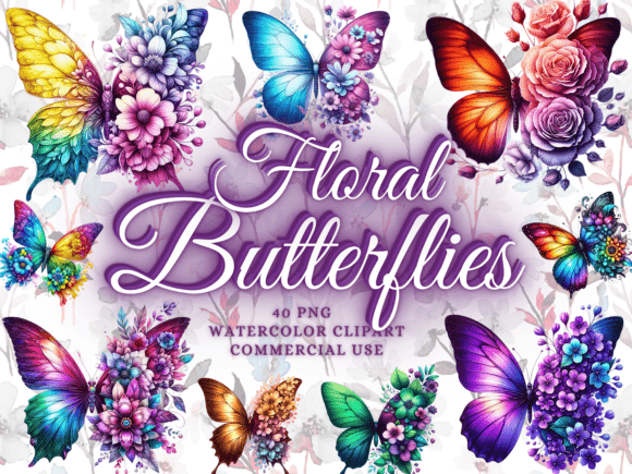 Download Floral Butterfly Png Bundle Butterflies - Butterfly Collection