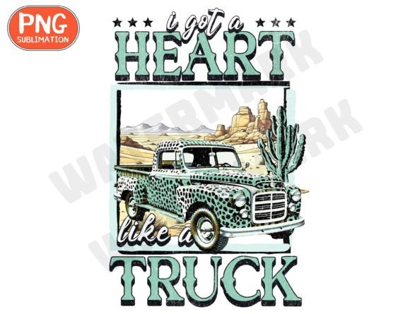 Download Western Png, Heart Like a Truck Png - Western png Collection