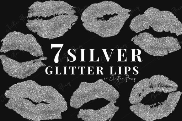 Download 7 Silver Glitter Lips Clipart - Glitter lips clipart Collection