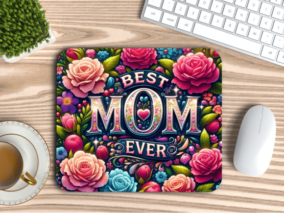 Download Floral Ornament Mom Gift Mousepad PNG - Mousepad png Collection