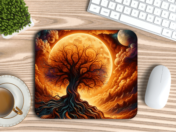 Download Spiritual Tree of Life Art Mousepad PNG - Mousepad png Collection